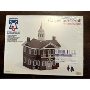 Carpenter's hall Philadelphia model kit bicentennial collection NIB